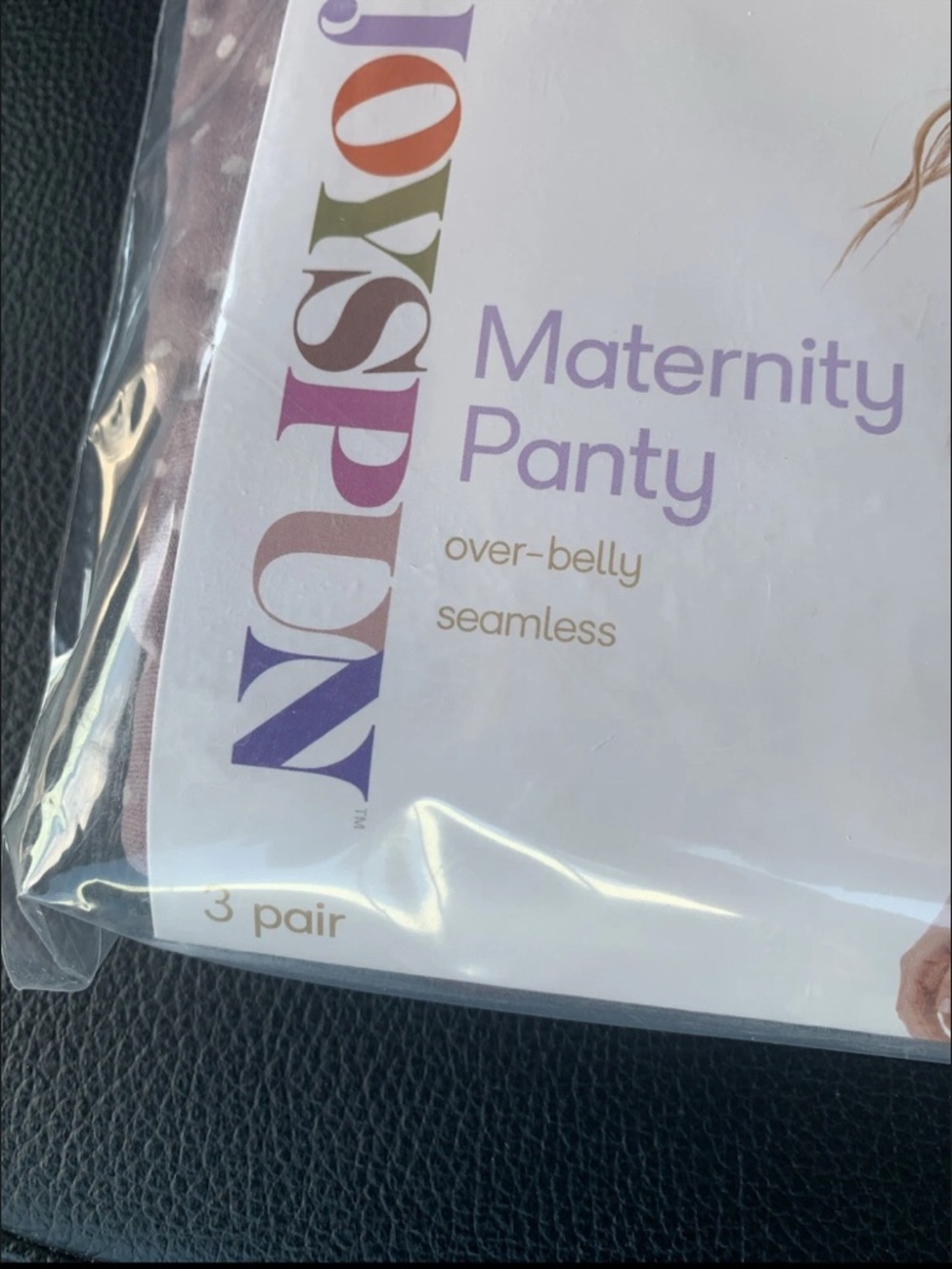 Joyspun Maternity Panty 3-Pack - Mauve Gray Pink Size S-M - Picture 4 of 8